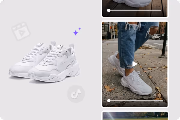 1.Instant TikTok & Reels Ads from Static Photos